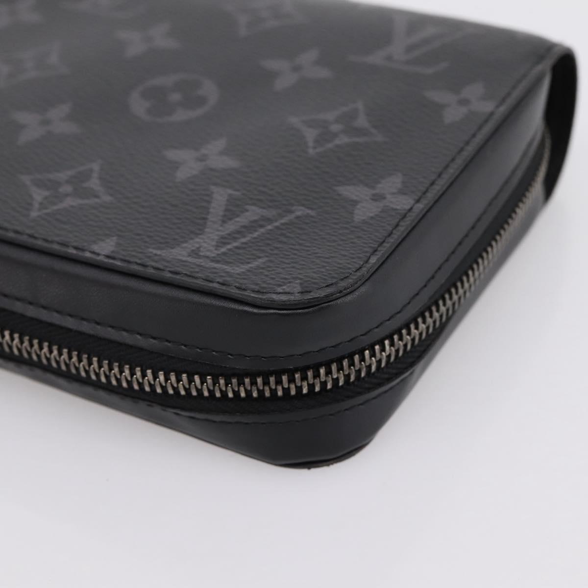 LOUIS VUITTON Monogram Eclipse Zippy XL Travel Case M61698 LV Auth 198756V