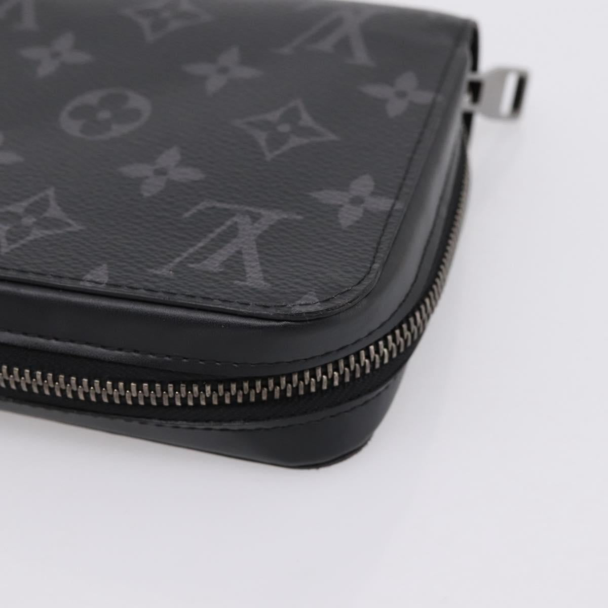 LOUIS VUITTON Monogram Eclipse Zippy XL Travel Case M61698 LV Auth 198756V