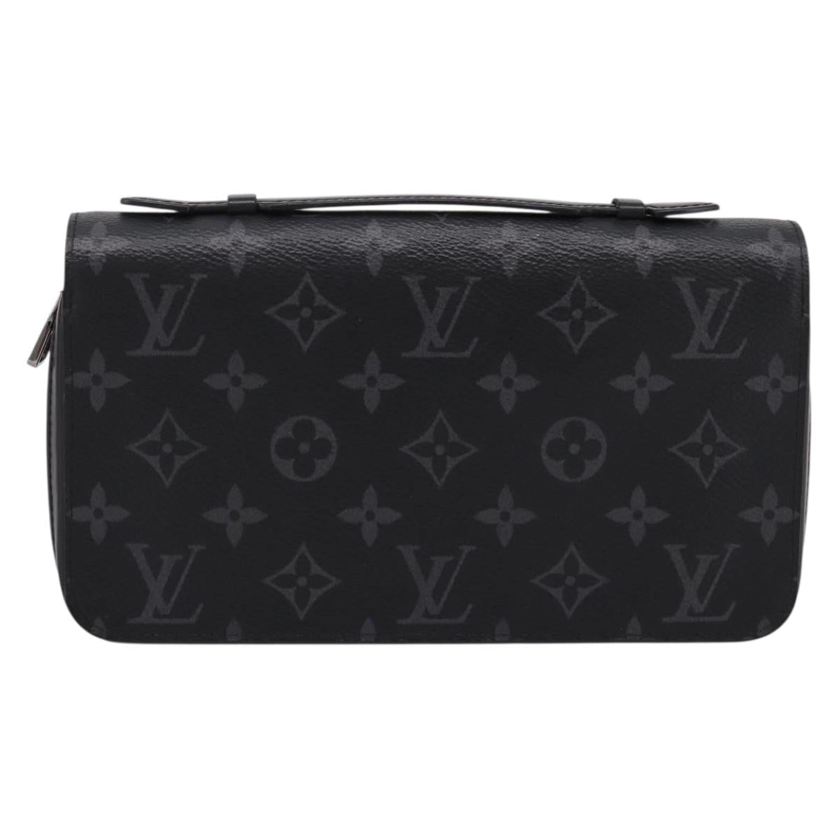 LOUIS VUITTON Monogram Eclipse Zippy XL Travel Case M61698 LV Auth 198756V