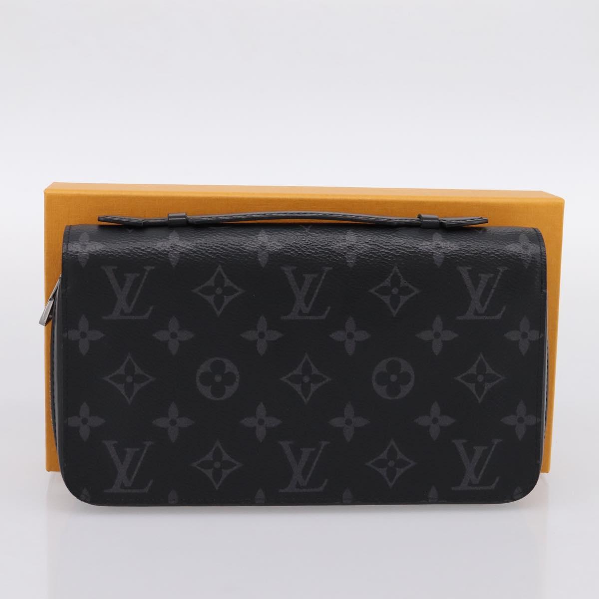 LOUIS VUITTON Monogram Eclipse Zippy XL Travel Case M61698 LV Auth 198756V