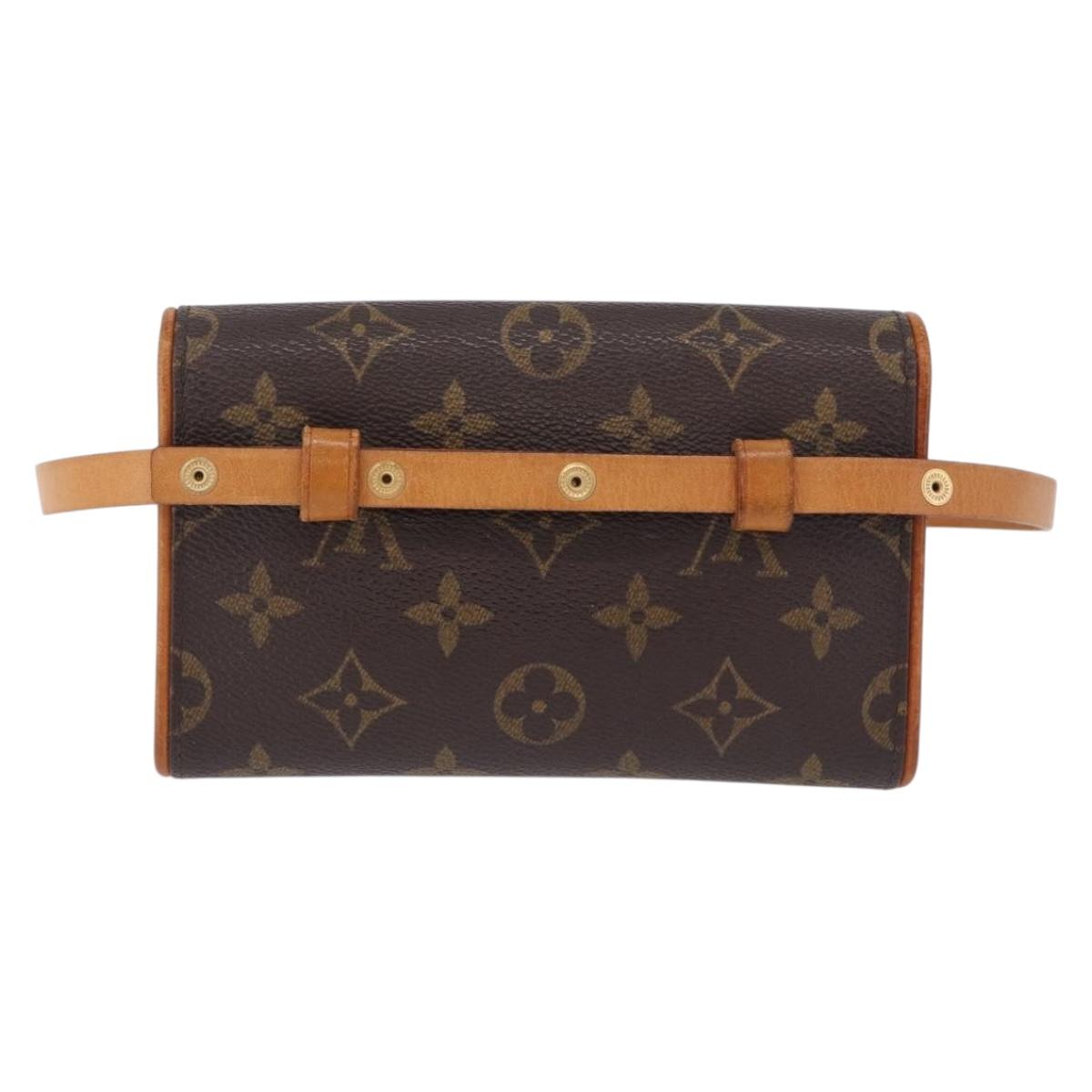 LOUIS VUITTON Monogram Pochette Florentine Waist bag M51855 LV Auth 198758A