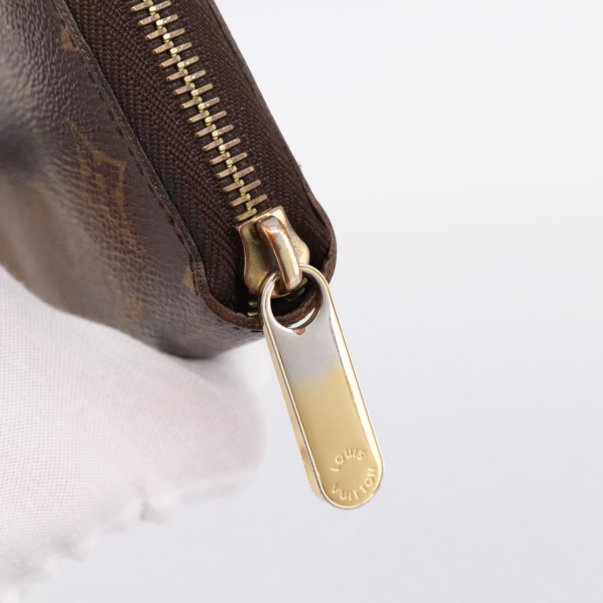 LOUIS VUITTON Monogram Zippy Wallet Long Wallet M42616 LV Auth 198765