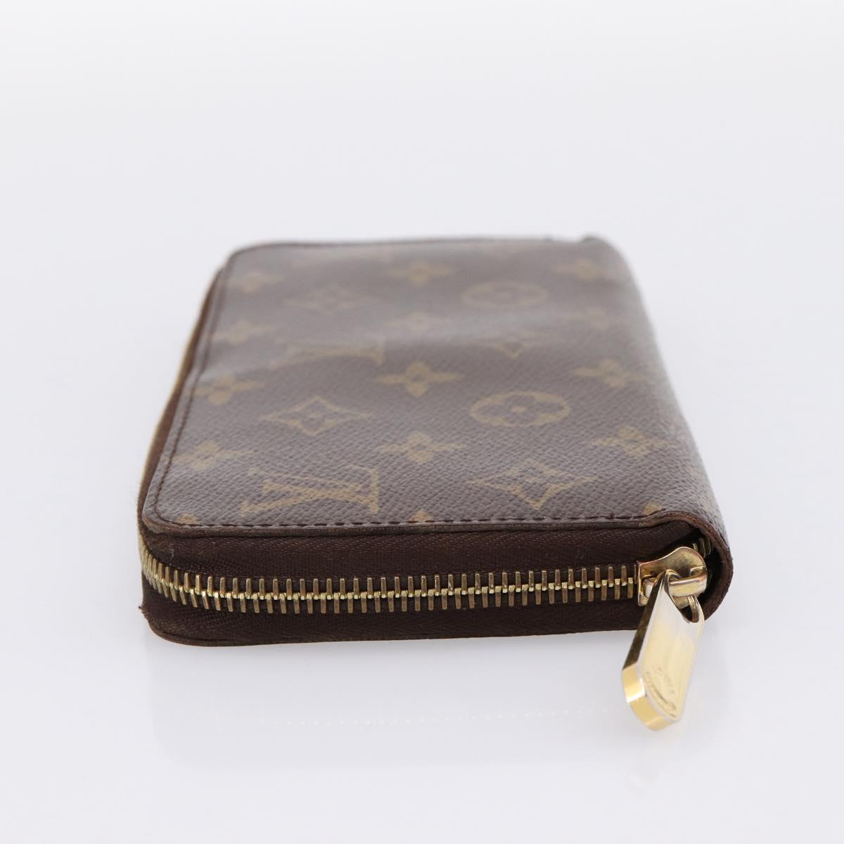 LOUIS VUITTON Monogram Zippy Wallet Long Wallet M42616 LV Auth 198765