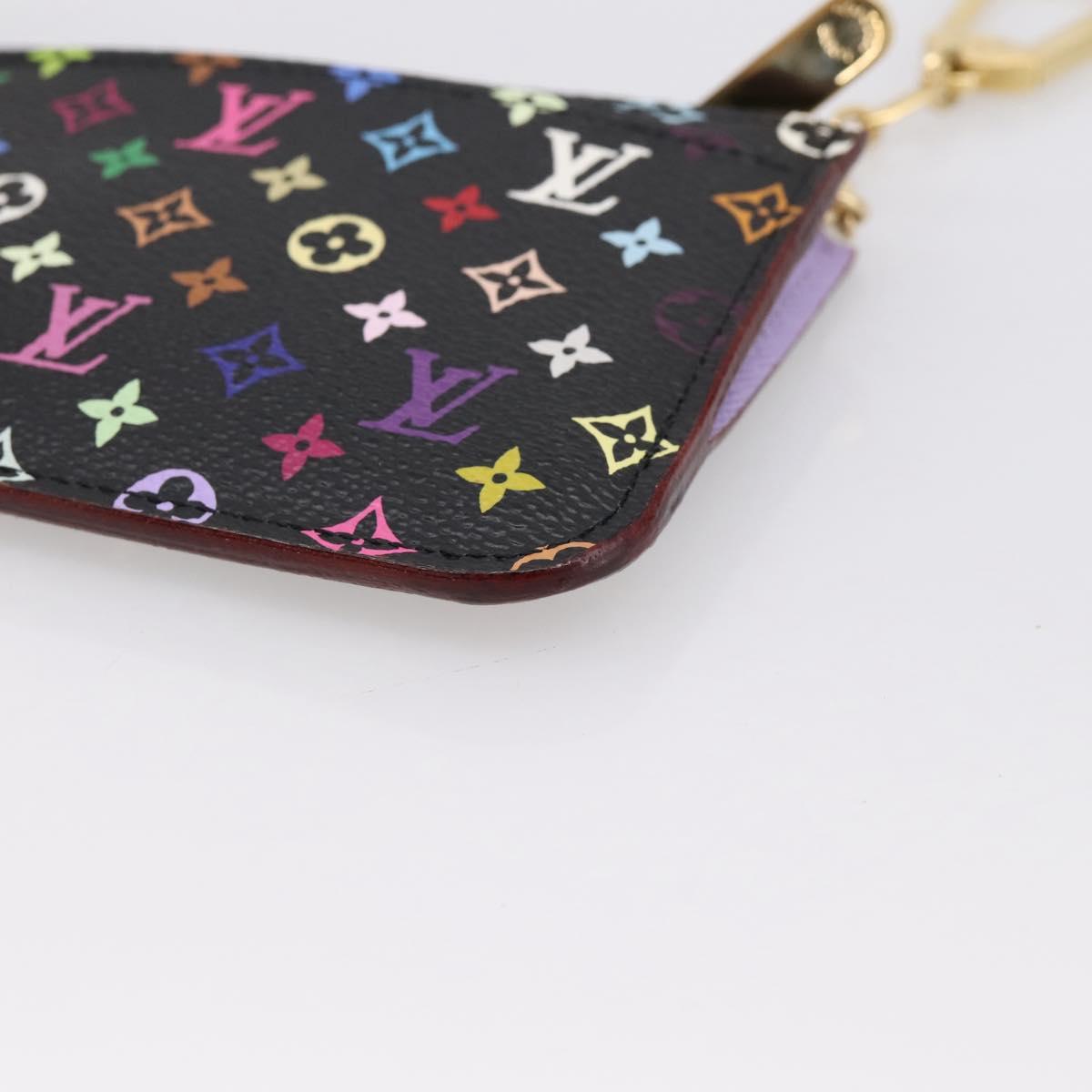 LOUIS VUITTON Monogram Multicolor Pochette Cles NM Purse M60279 Auth 198771V