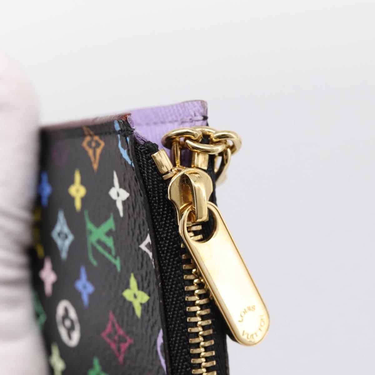 LOUIS VUITTON Monogram Multicolor Pochette Cles NM Purse M60279 Auth 198771V