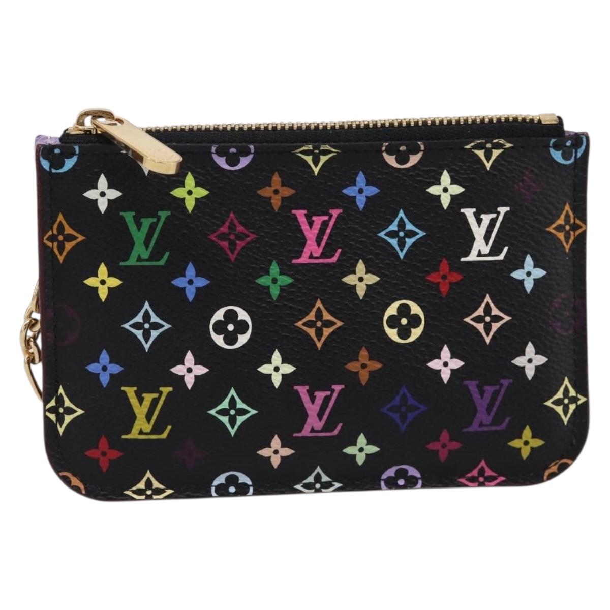 LOUIS VUITTON Monogram Multicolor Pochette Cles NM Purse M60279 Auth 198771V