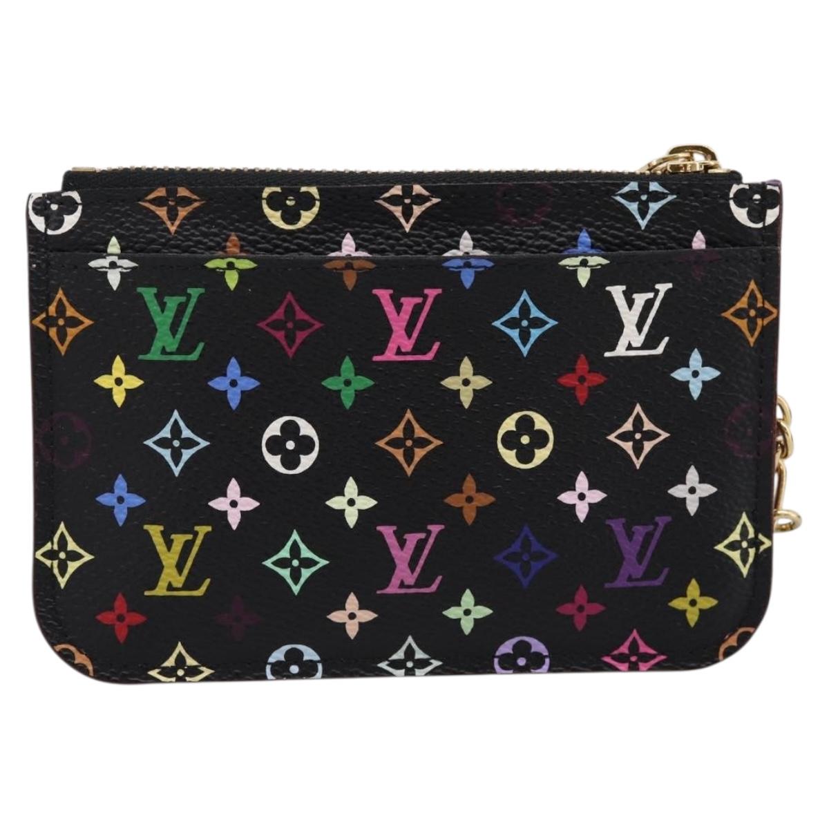 LOUIS VUITTON Monogram Multicolor Pochette Cles NM Purse M60279 Auth 198771V
