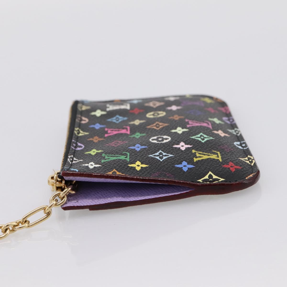 LOUIS VUITTON Monogram Multicolor Pochette Cles NM Purse M60279 Auth 198771V