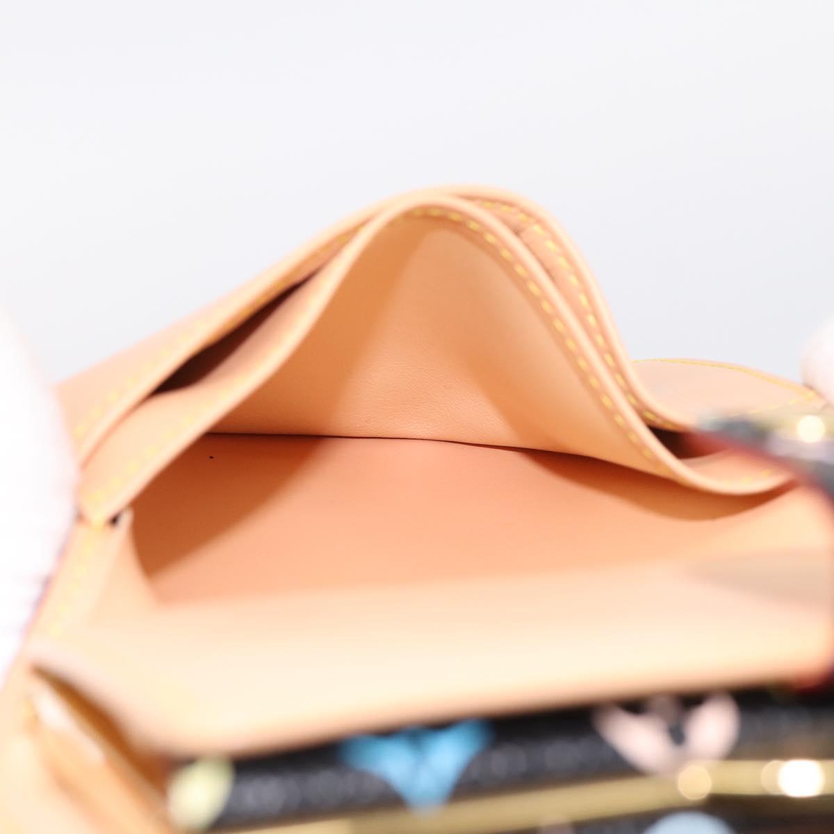 LOUIS VUITTON Multicolor Portefeuille Viennois Wallet M92988 LV Auth 198774V