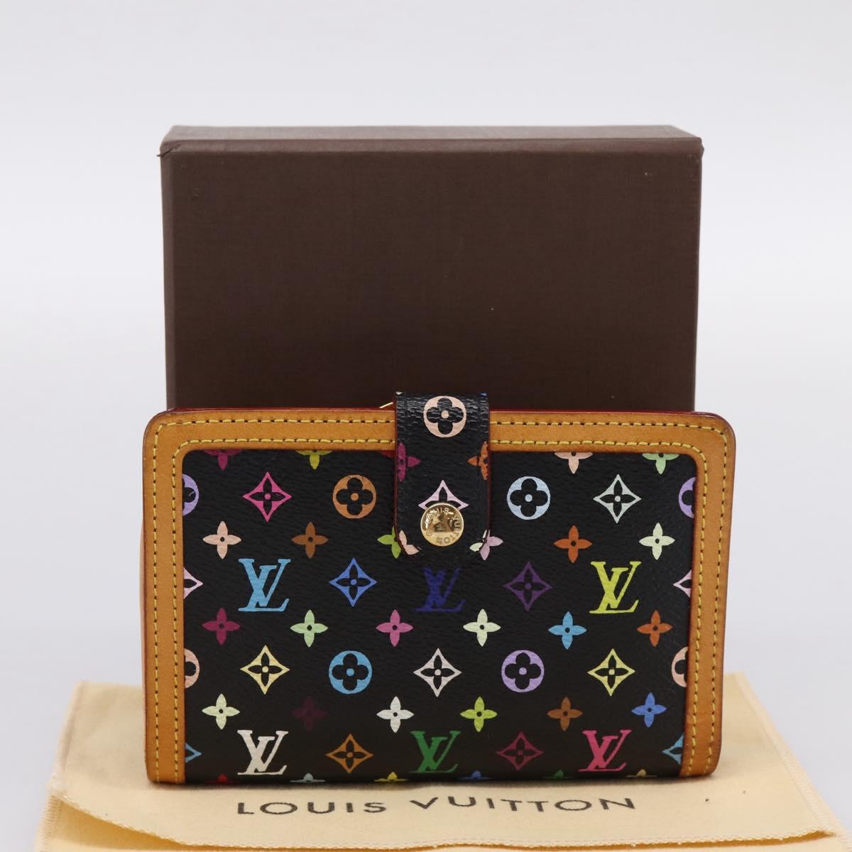 LOUIS VUITTON Multicolor Portefeuille Viennois Wallet M92988 LV Auth 198774V