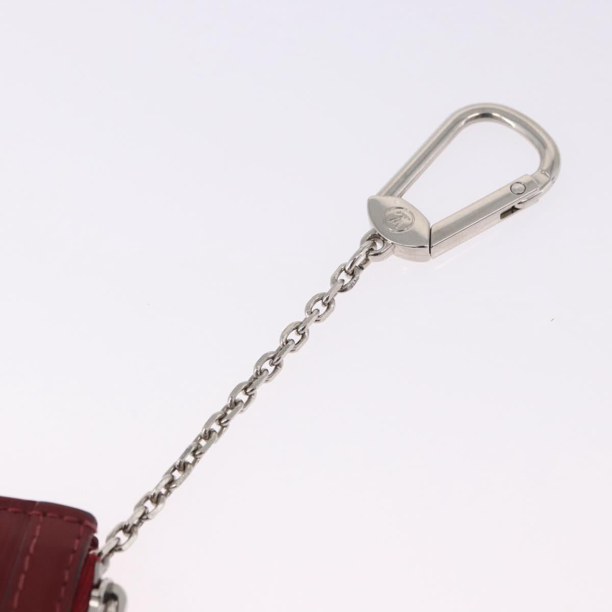 LOUIS VUITTON Epi Pochette Cles Coin Purse Ruby LV Auth 198779A