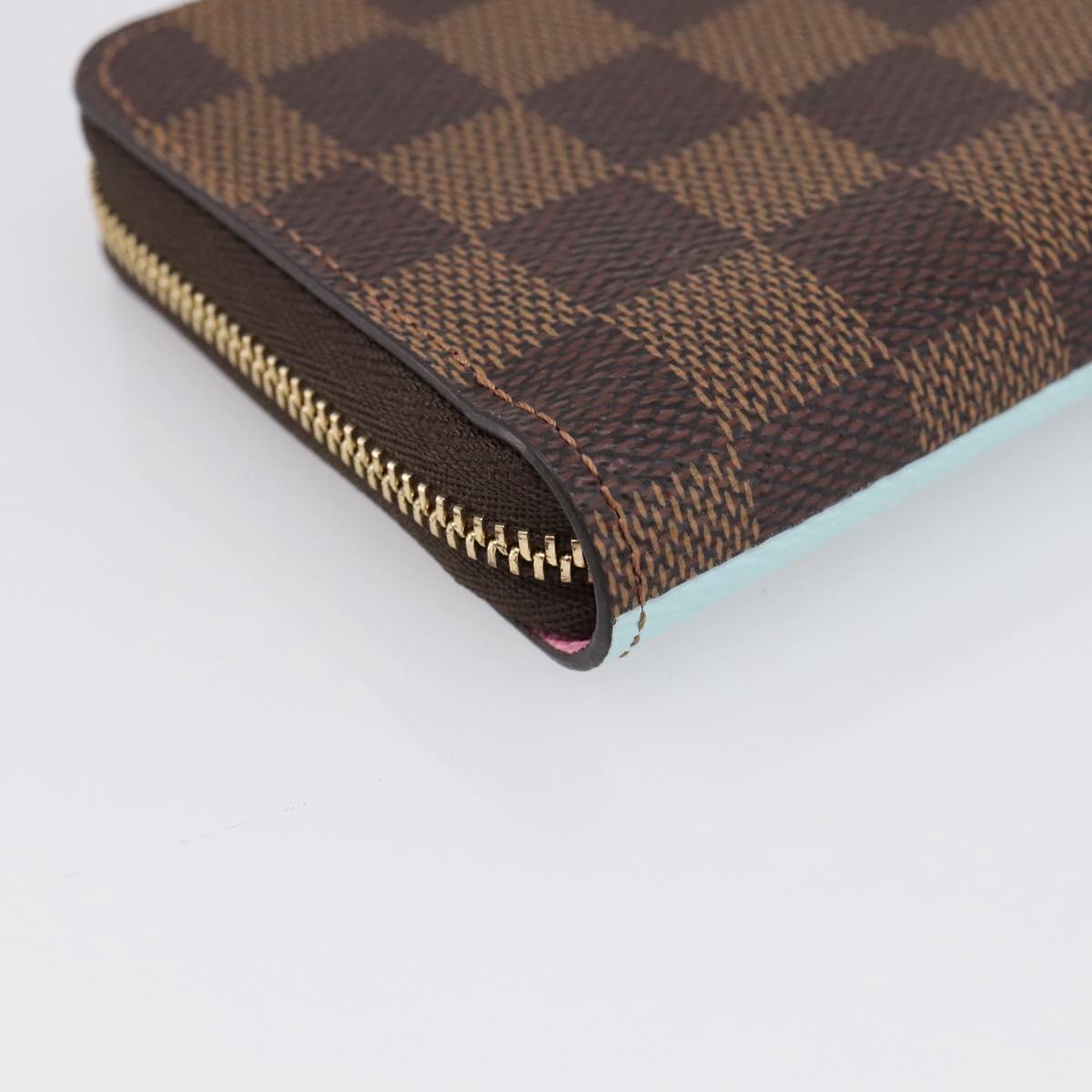 LOUIS VUITTON Damier Ebene Zippy Coin Purse N40721 LV Auth 198788M
