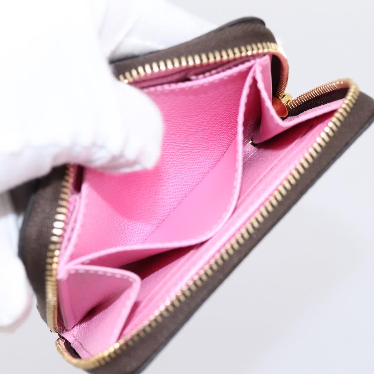 LOUIS VUITTON Damier Ebene Zippy Coin Purse N40721 LV Auth 198788M