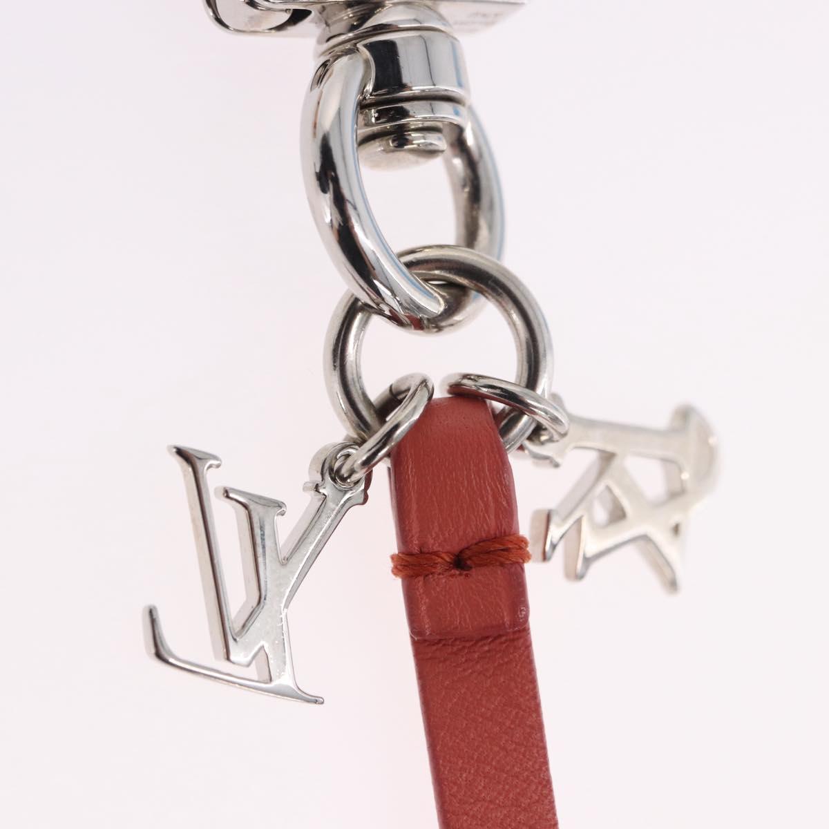 LOUIS VUITTON Rabbit Bag Charm metal Jeff Queens Collaboration Pink Auth 198830M