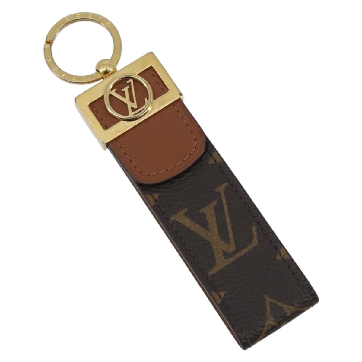 LOUIS VUITTON Porte Cles Dragonne Dauphine Key Holder M69000 LV Auth 198831