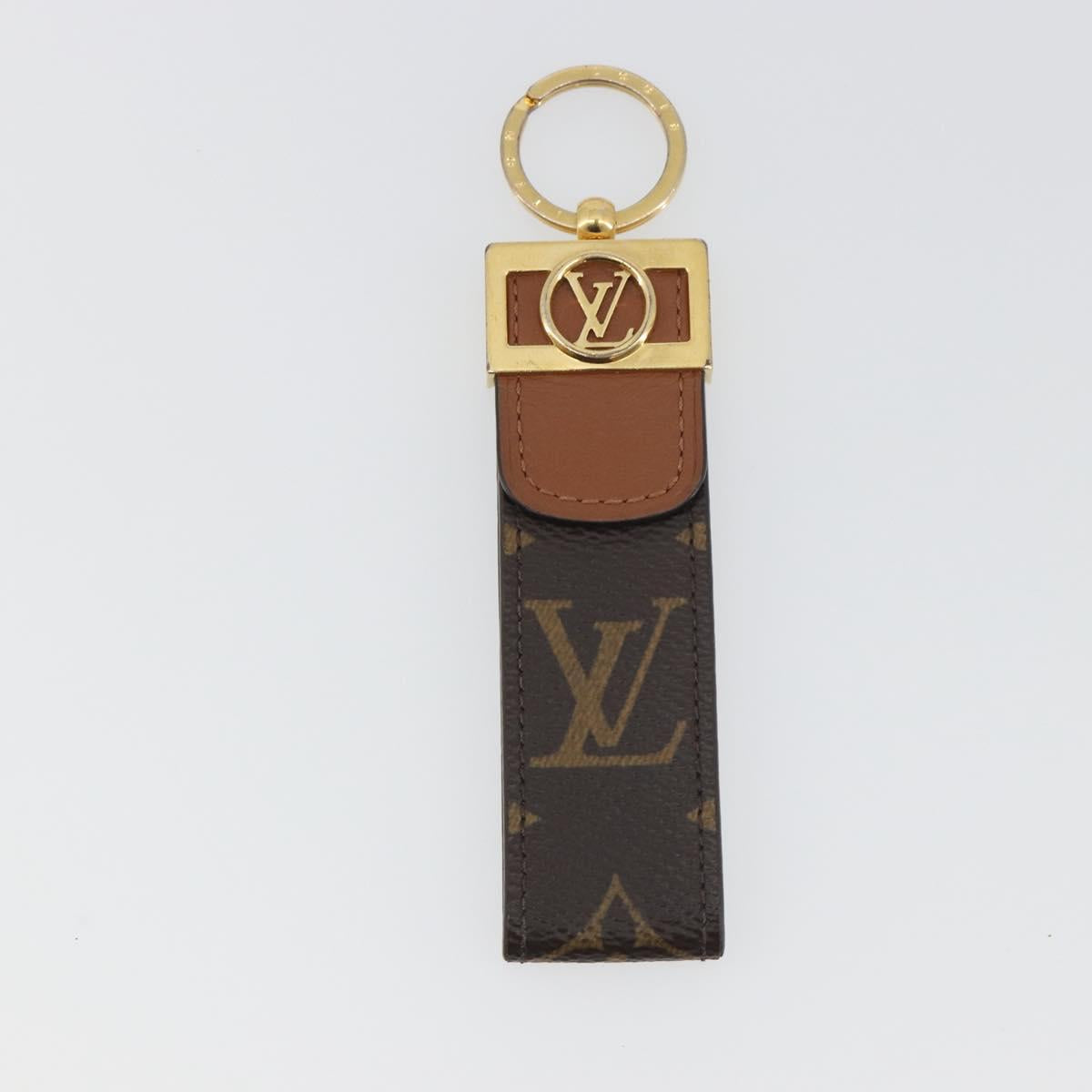 LOUIS VUITTON Porte Cles Dragonne Dauphine Key Holder M69000 LV Auth 198831