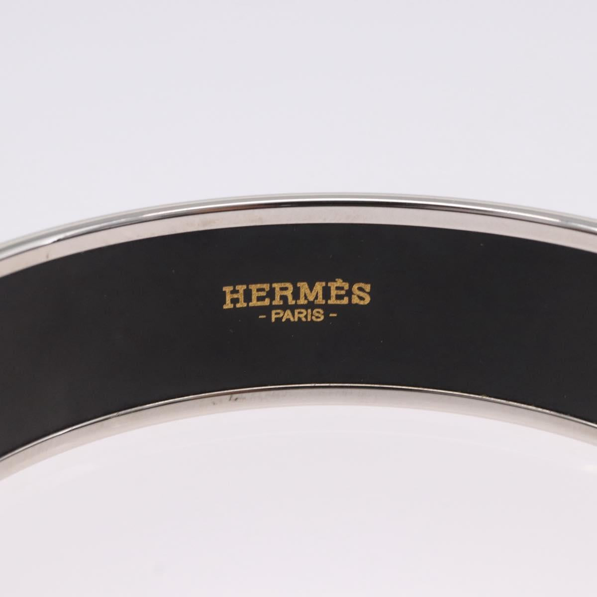 HERMES Emilel GM Bracelet metal Red Auth 198833M