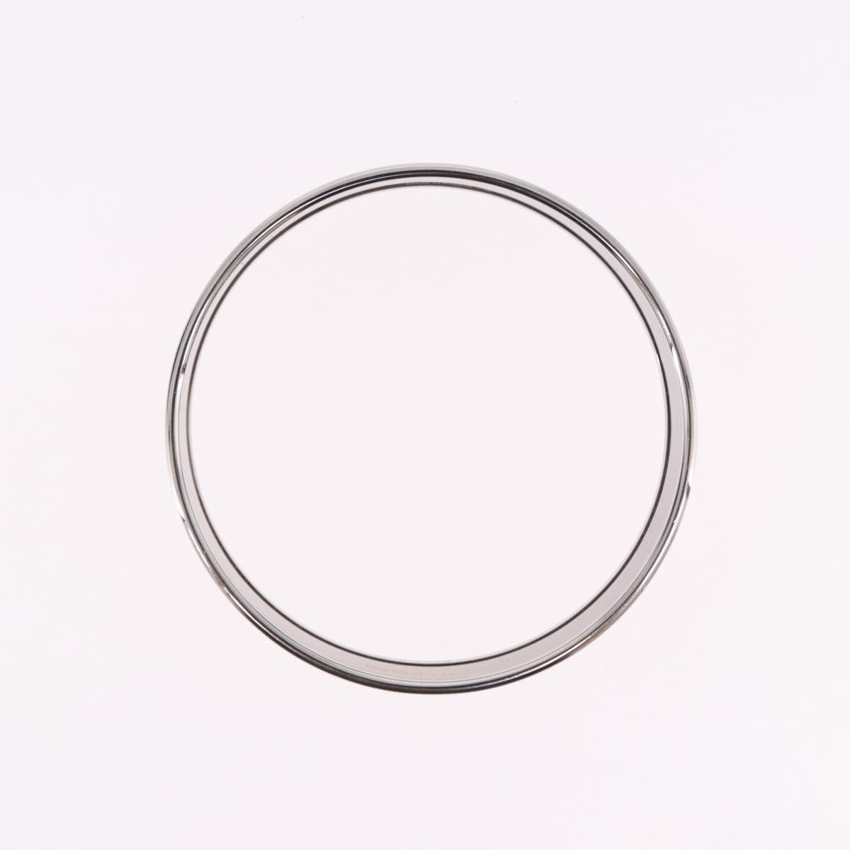 HERMES Emilel GM Bracelet metal Red Auth 198833M