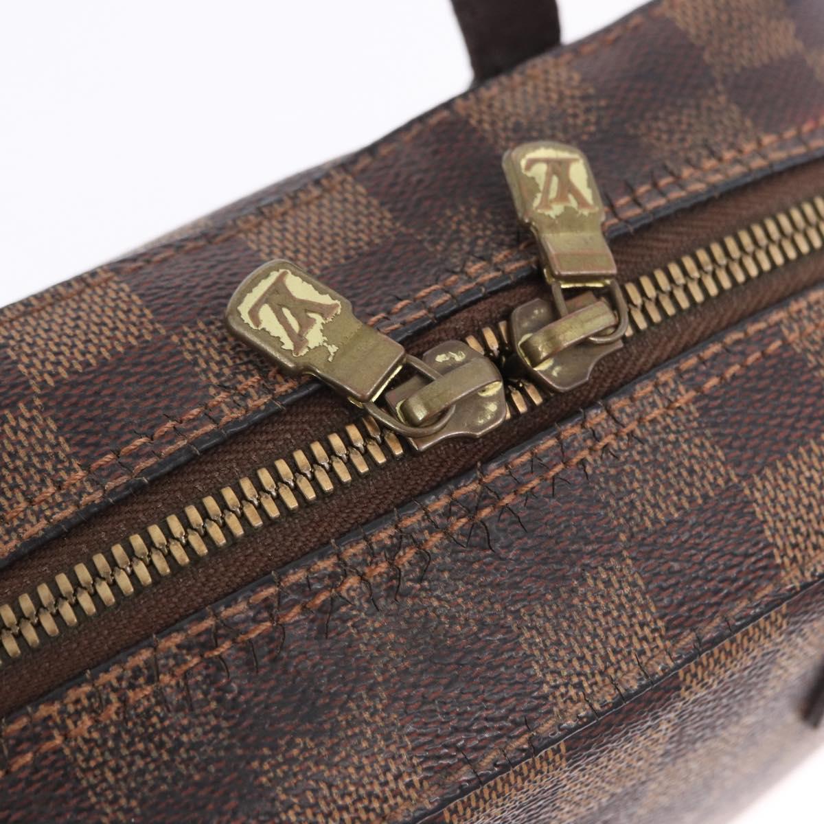 LOUIS VUITTON Damier Ebene Spontini Hand Bag SPO 2way M47500 LV Auth 198866A