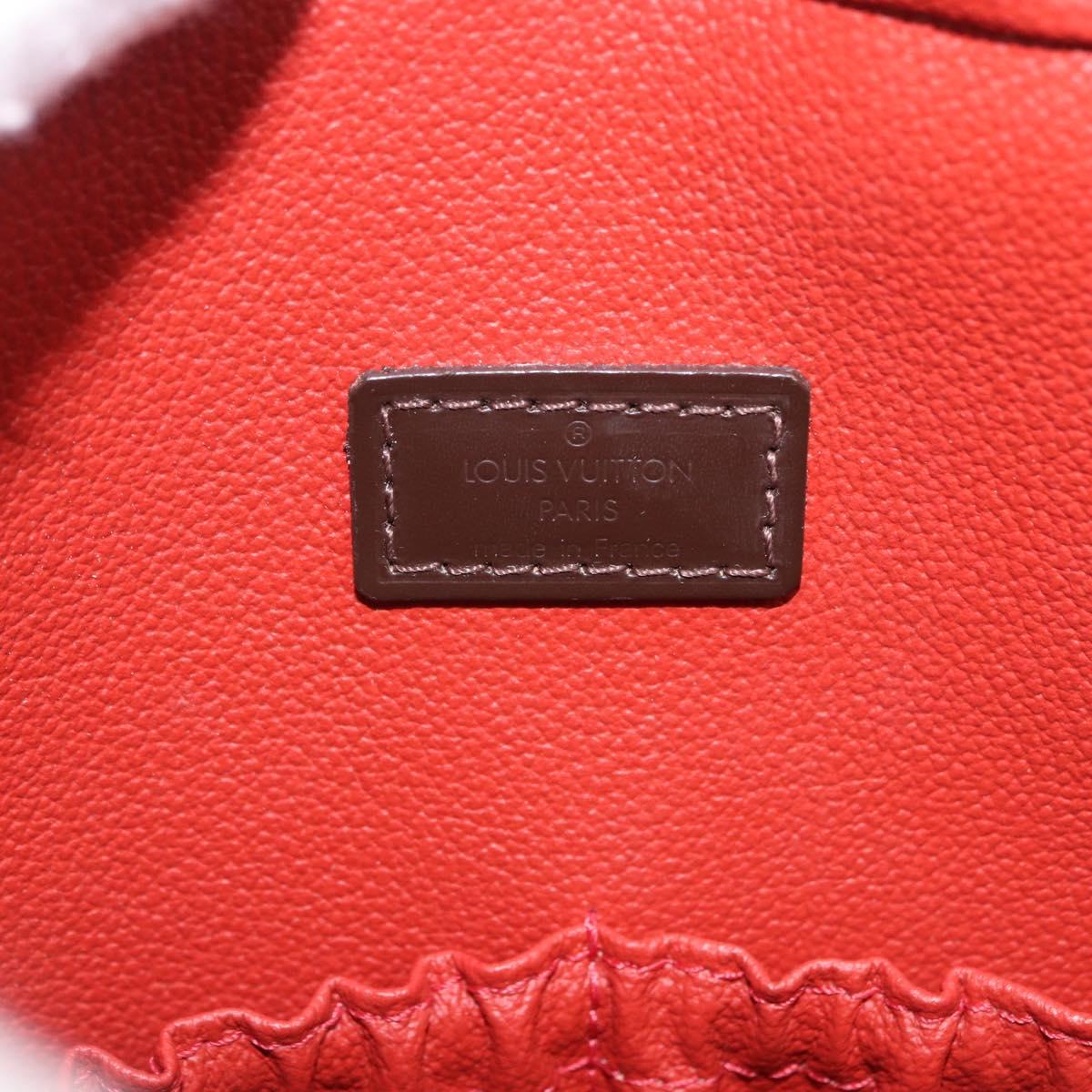 LOUIS VUITTON Damier Ebene Spontini Hand Bag SPO 2way M47500 LV Auth 198866A