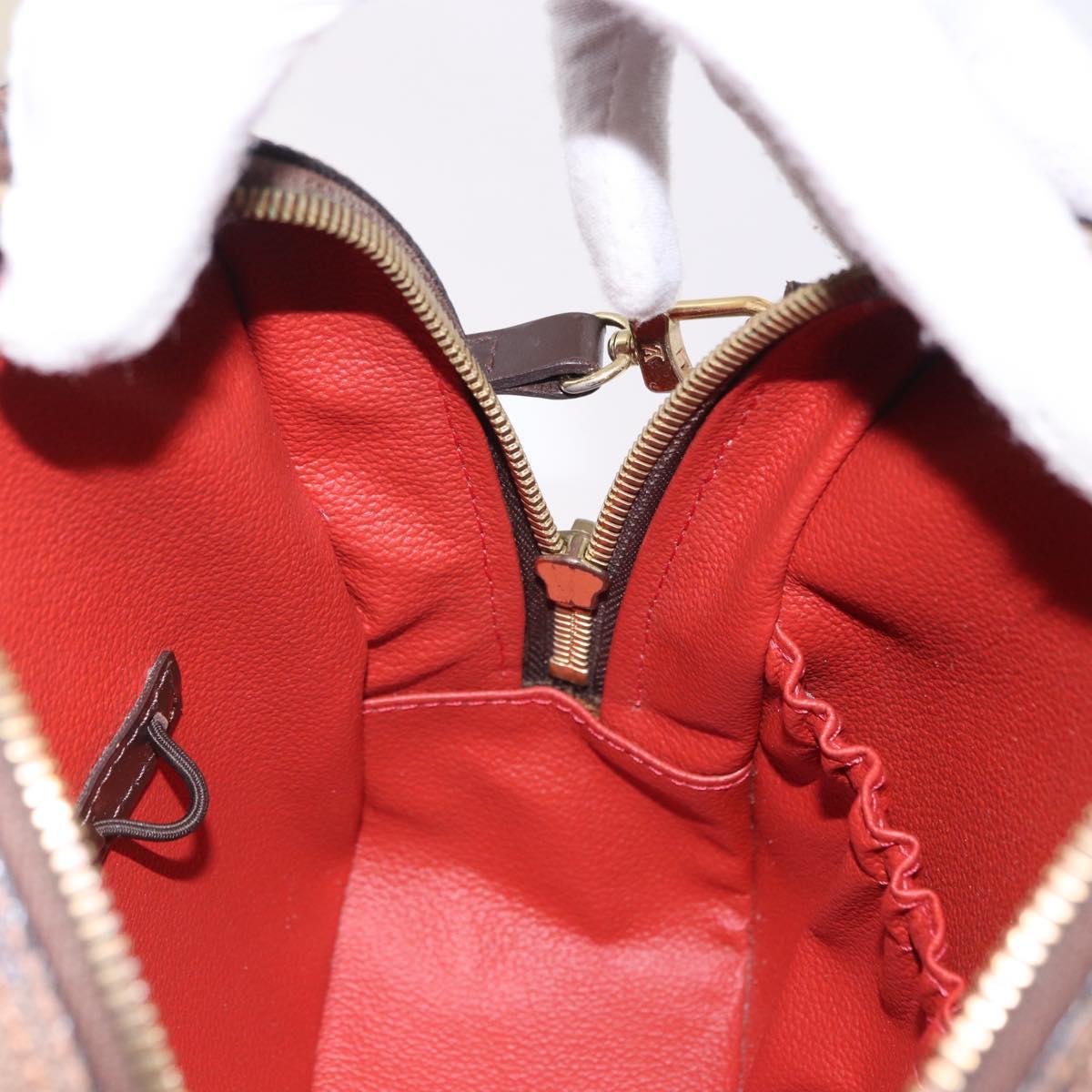 LOUIS VUITTON Damier Ebene Spontini Hand Bag SPO 2way M47500 LV Auth 198866A