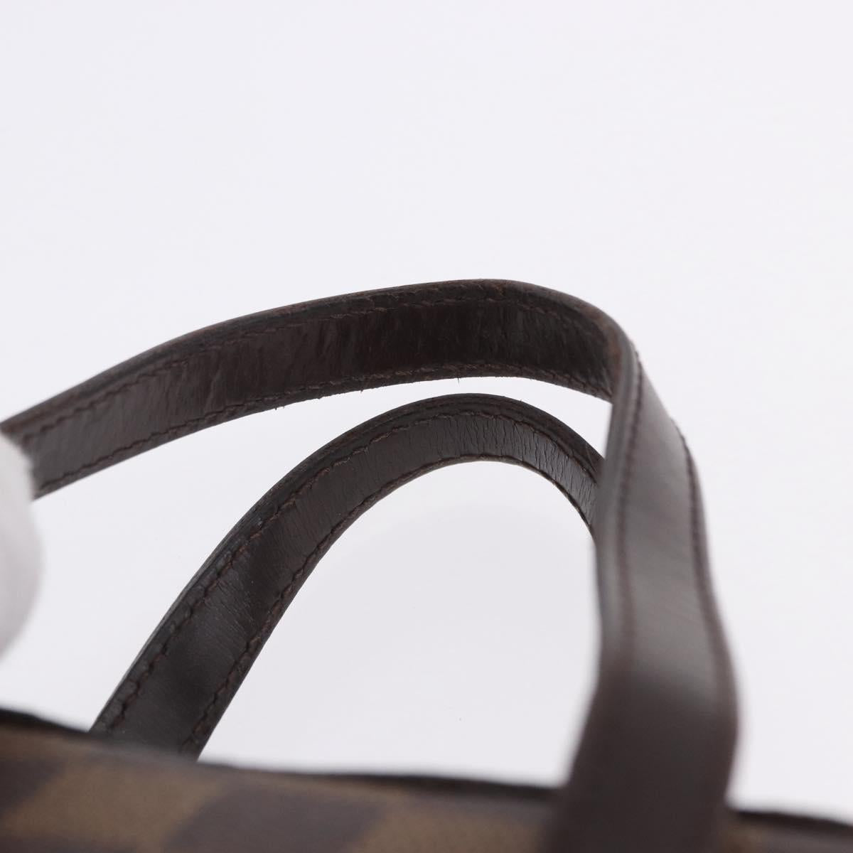 LOUIS VUITTON Damier Ebene Spontini Hand Bag SPO 2way M47500 LV Auth 198866A