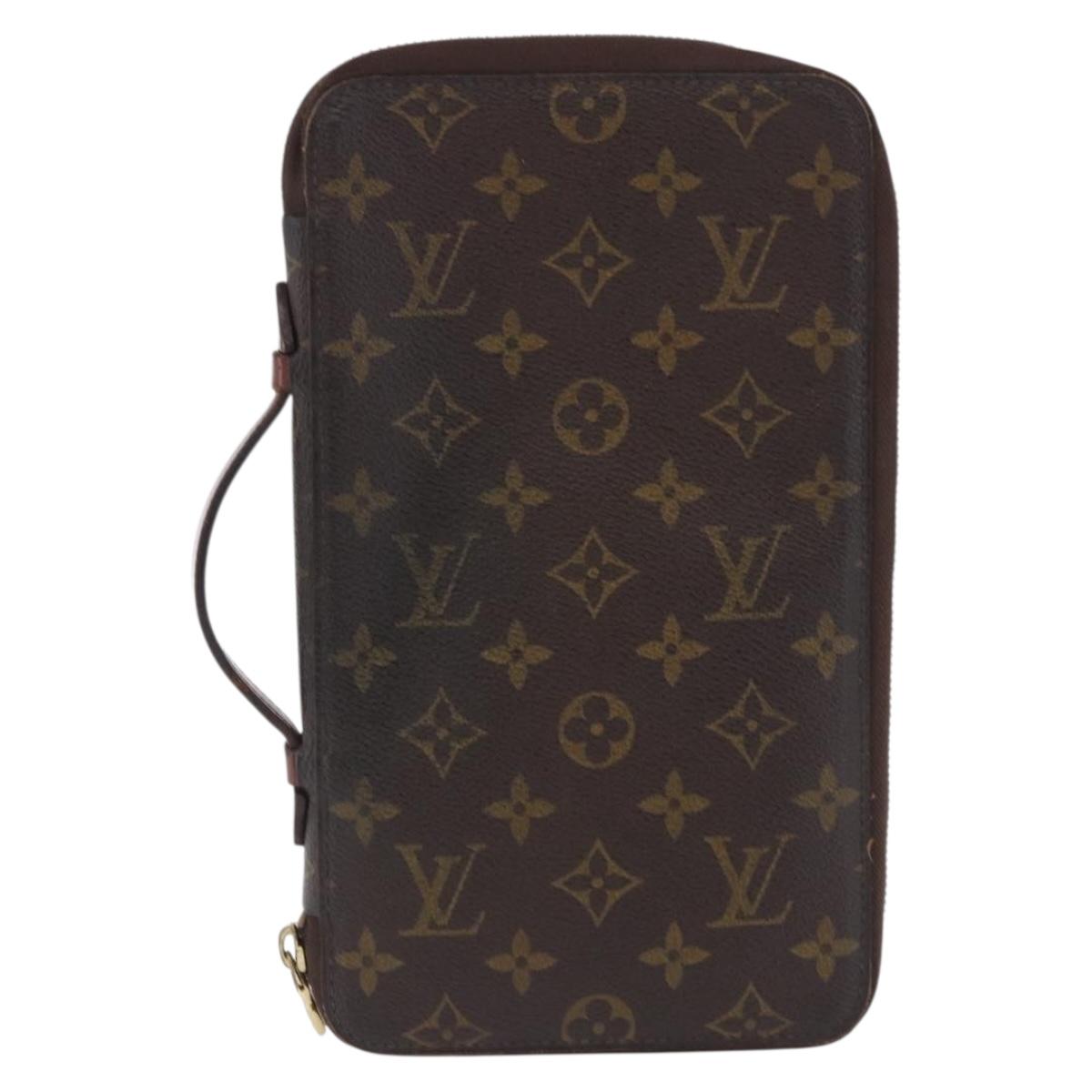LOUIS VUITTON Monogram Poche Escapade Travel Case M60113 LV Auth 198870