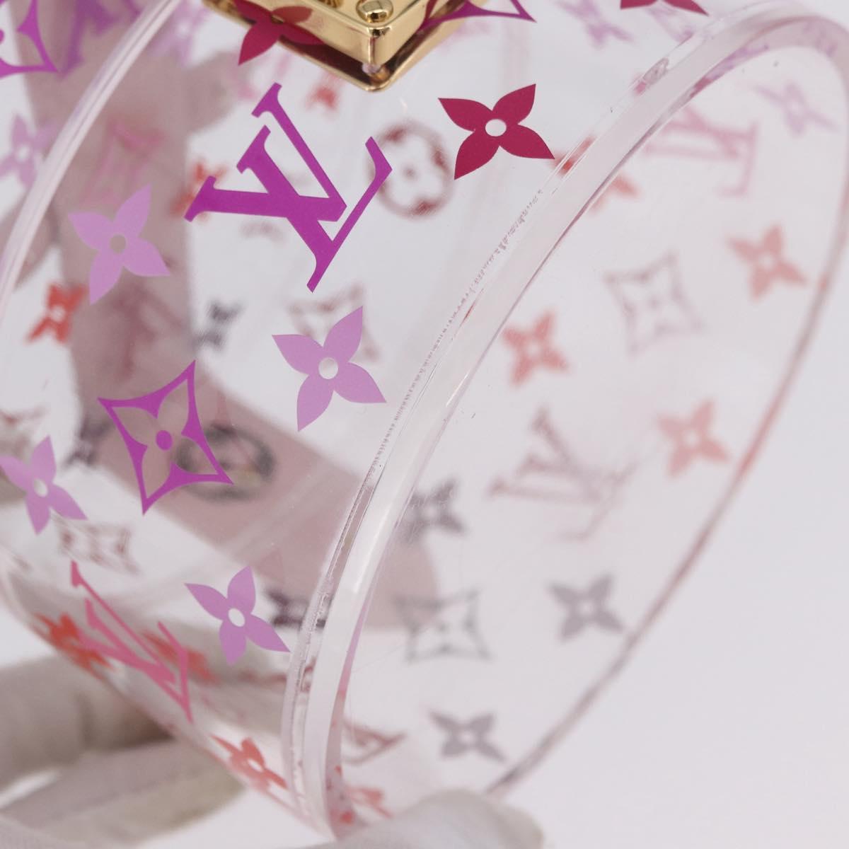 LOUIS VUITTON Monogram Boite Scott Accessory Case Clear GI0362 LV Auth 198876M