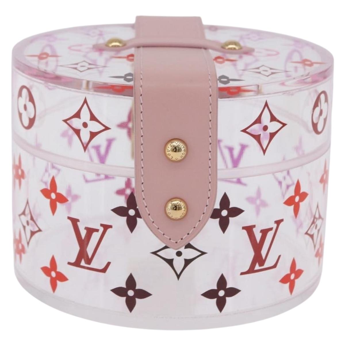 LOUIS VUITTON Monogram Boite Scott Accessory Case Clear GI0362 LV Auth 198876M