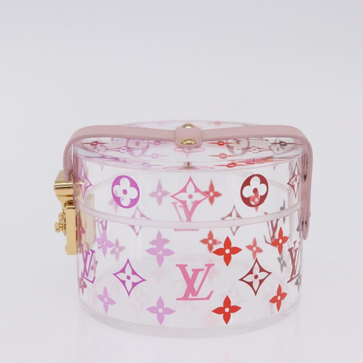 LOUIS VUITTON Monogram Boite Scott Accessory Case Clear GI0362 LV Auth 198876M