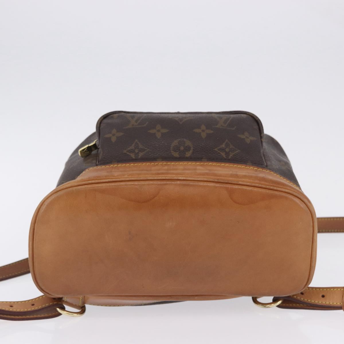 LOUIS VUITTON Monogram Montsouris MM Backpack M51136 LV Auth 198904