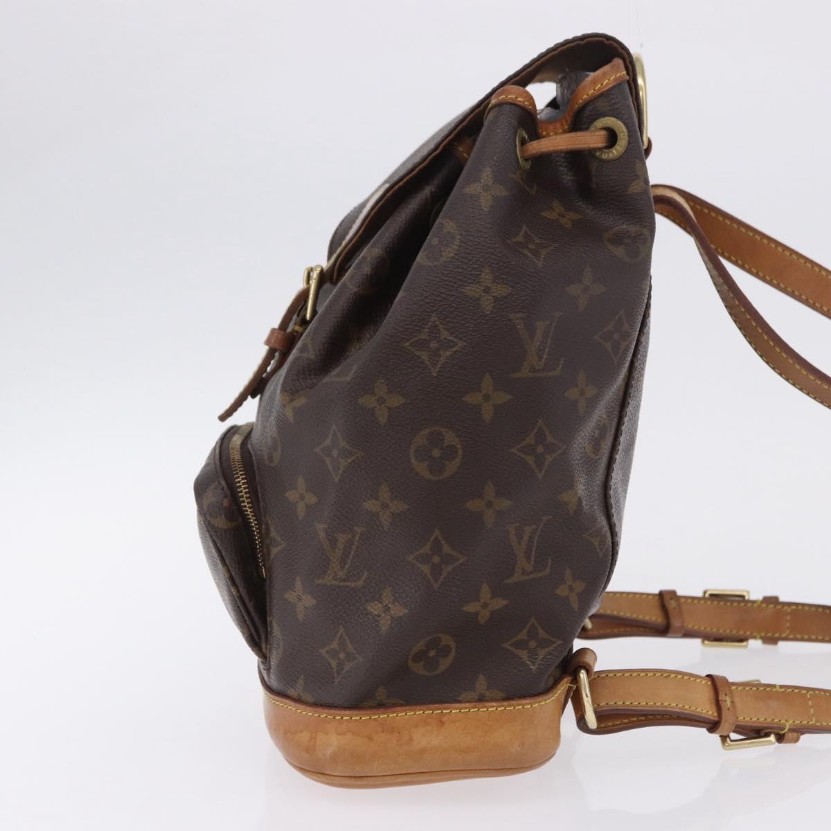 LOUIS VUITTON Monogram Montsouris MM Backpack M51136 LV Auth 198904