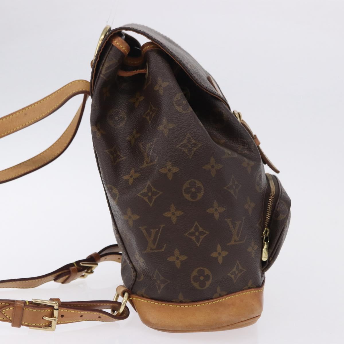 LOUIS VUITTON Monogram Montsouris MM Backpack M51136 LV Auth 198904