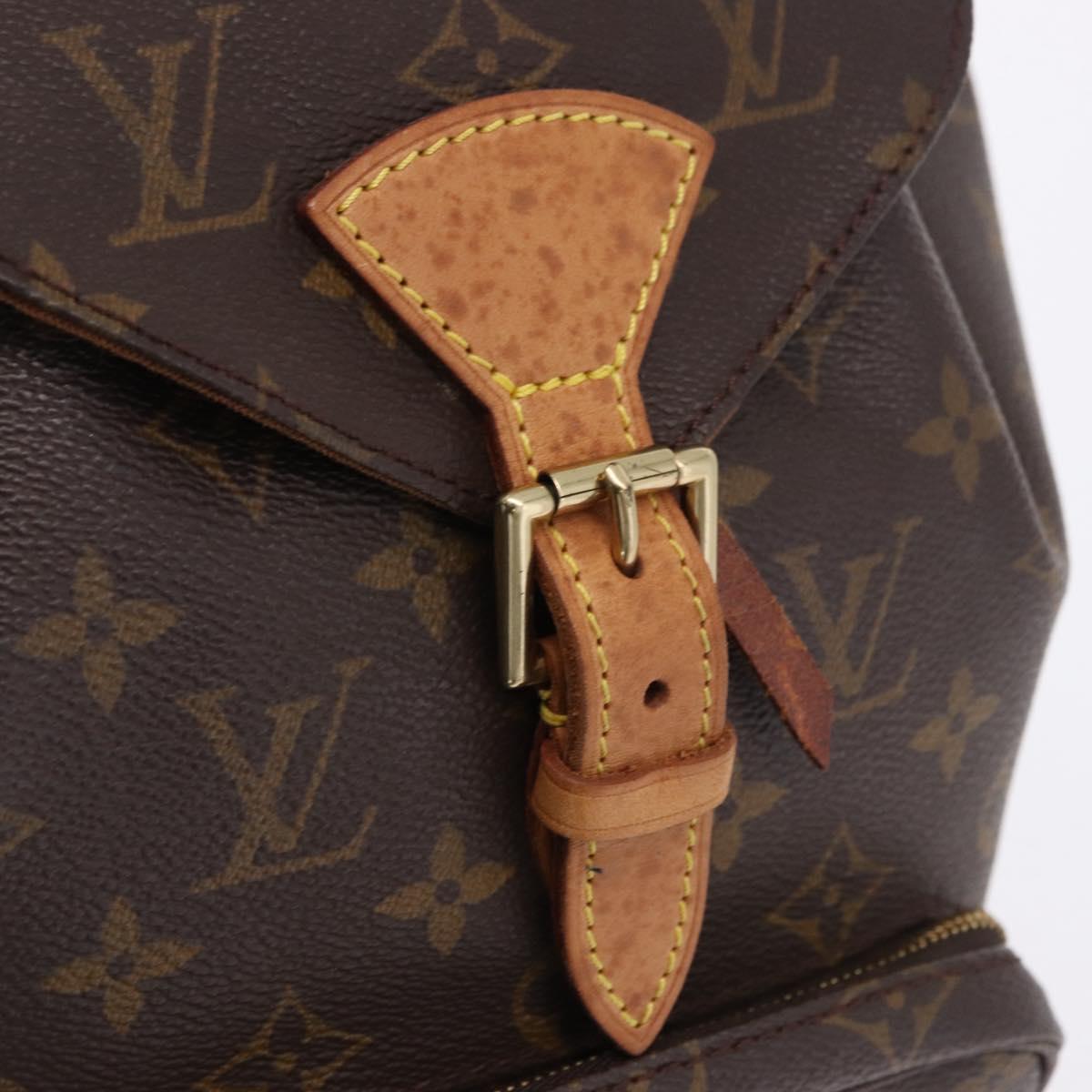 LOUIS VUITTON Monogram Montsouris MM Backpack M51136 LV Auth 198905