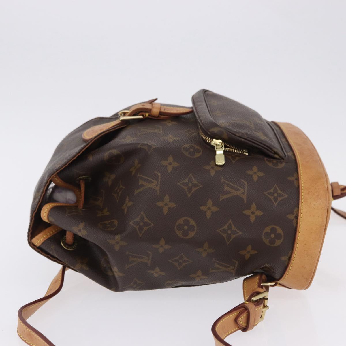 LOUIS VUITTON Monogram Montsouris MM Backpack M51136 LV Auth 198905