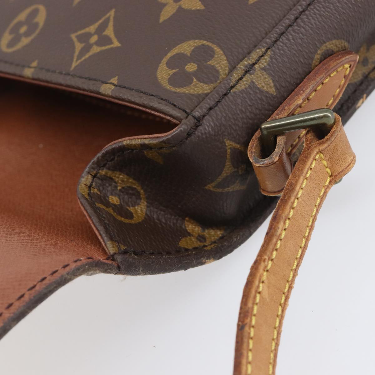 LOUIS VUITTON Monogram Saint Cloud MM Shoulder Bag M51243 LV Auth 198907