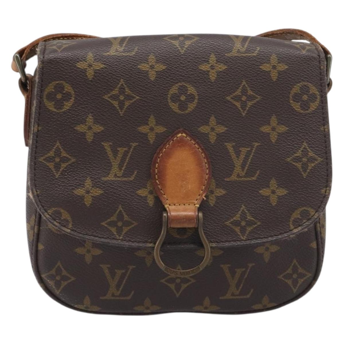LOUIS VUITTON Monogram Saint Cloud MM Shoulder Bag M51243 LV Auth 198907