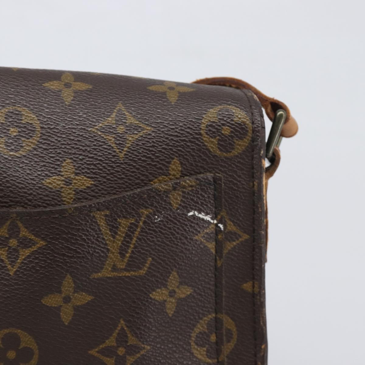 LOUIS VUITTON Monogram Saint Cloud MM Shoulder Bag M51243 LV Auth 198907