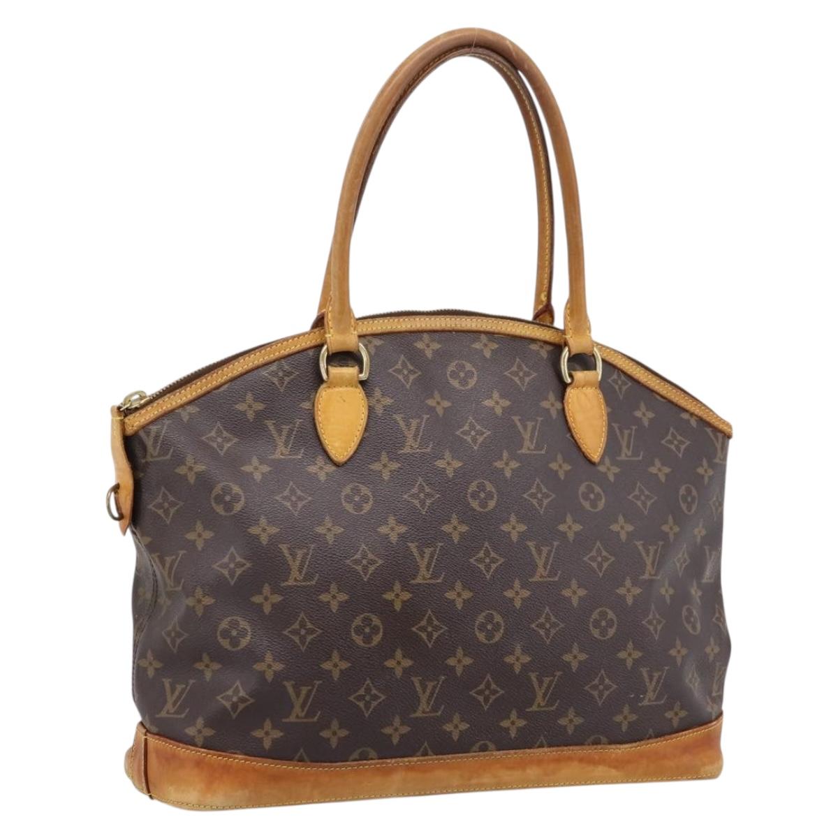 LOUIS VUITTON Monogram Lockit Horizontal Hand Bag M40104 LV Auth 198911