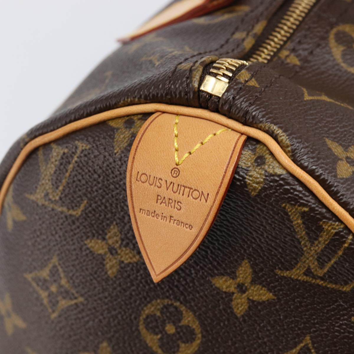 LOUIS VUITTON Monogram Speedy 30 Hand Bag M41526 LV Auth 198912A