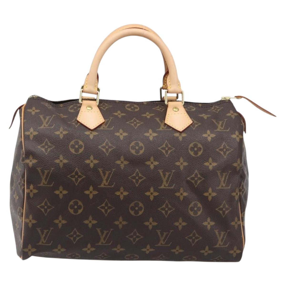 LOUIS VUITTON Monogram Speedy 30 Hand Bag M41526 LV Auth 198912A