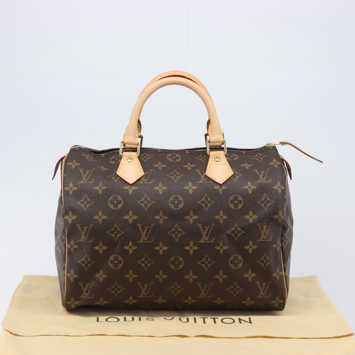 LOUIS VUITTON Monogram Speedy 30 Hand Bag M41526 LV Auth 198912A