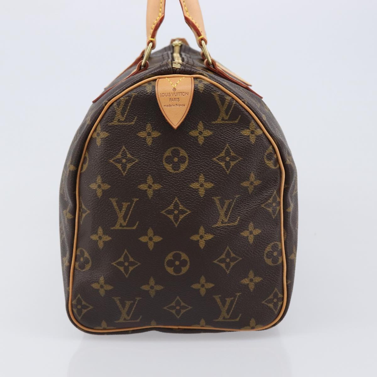 LOUIS VUITTON Monogram Speedy 30 Hand Bag M41526 LV Auth 198912A