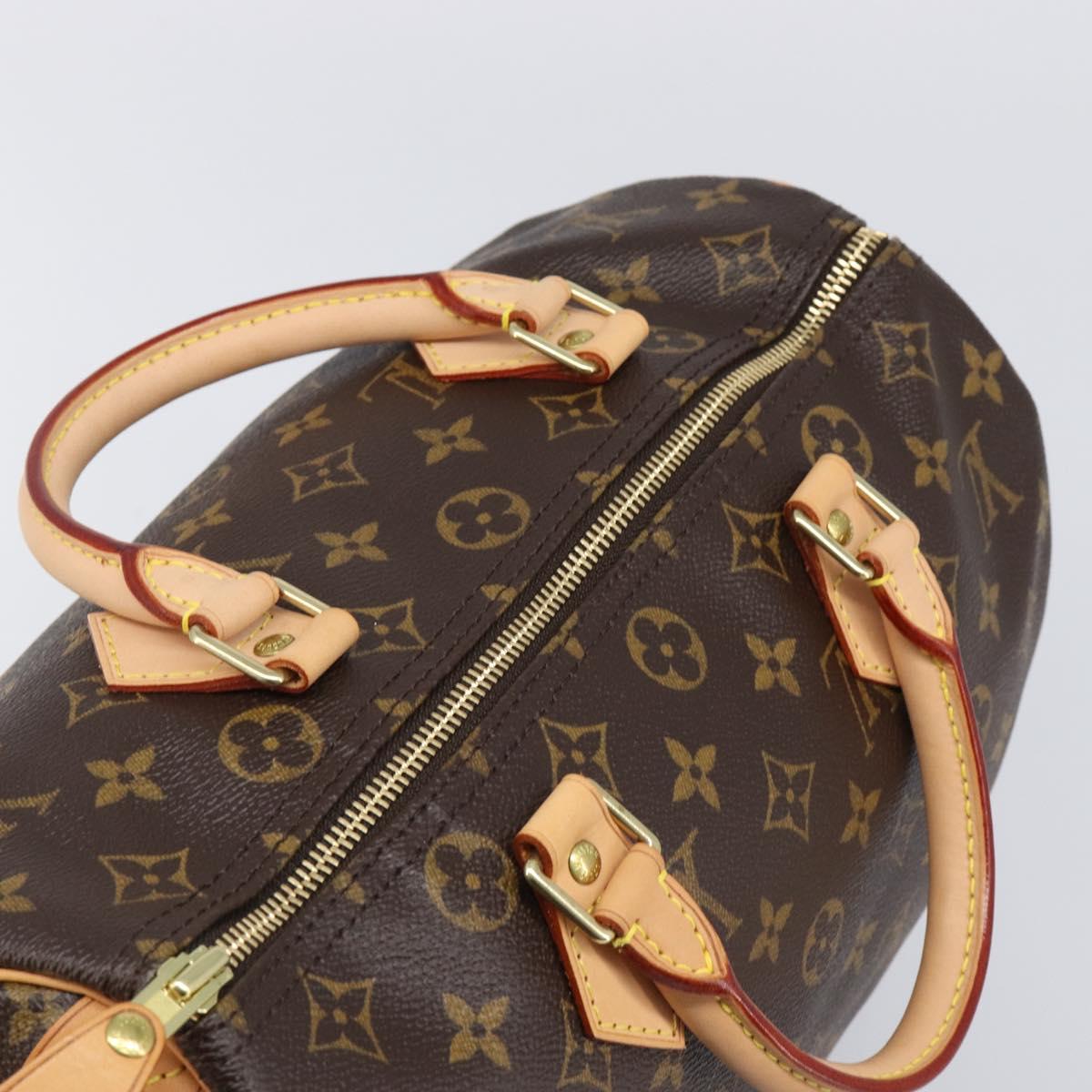 LOUIS VUITTON Monogram Speedy 30 Hand Bag M41526 LV Auth 198912A