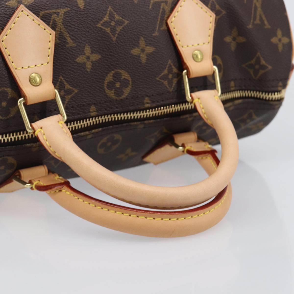 LOUIS VUITTON Monogram Speedy 30 Hand Bag M41526 LV Auth 198912A