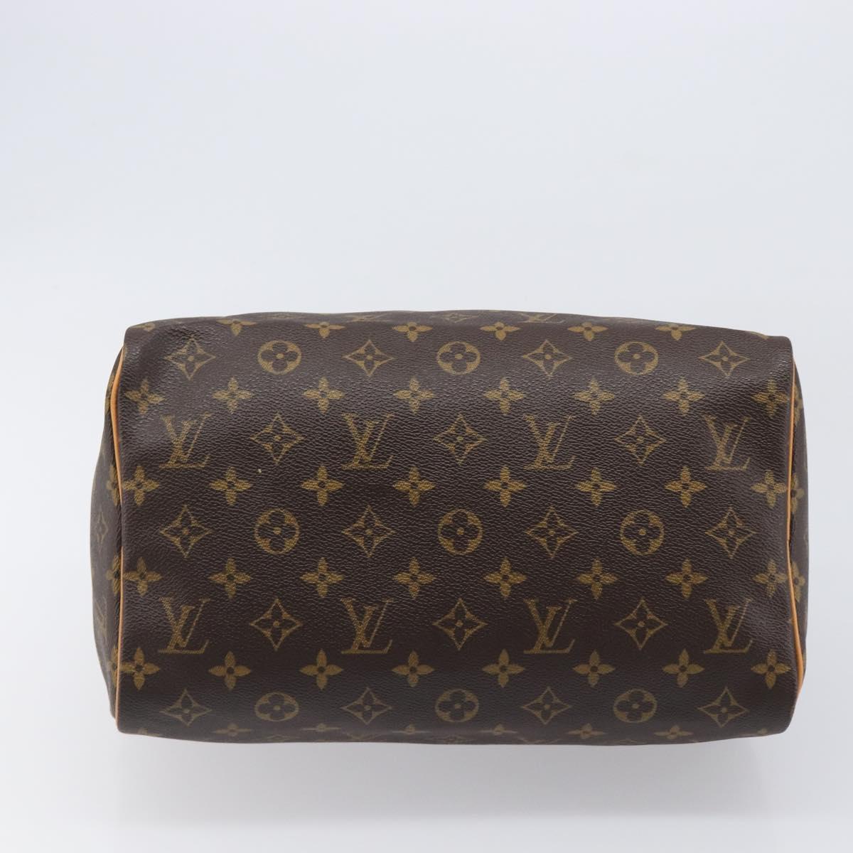 LOUIS VUITTON Monogram Speedy 30 Hand Bag M41526 LV Auth 198912A