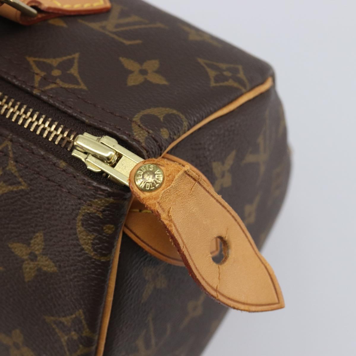LOUIS VUITTON Monogram Speedy 25 Hand Bag M41528 LV Auth 198913A