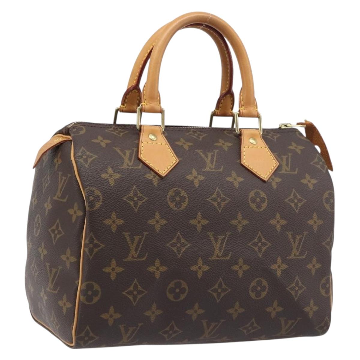 LOUIS VUITTON Monogram Speedy 25 Hand Bag M41528 LV Auth 198913A