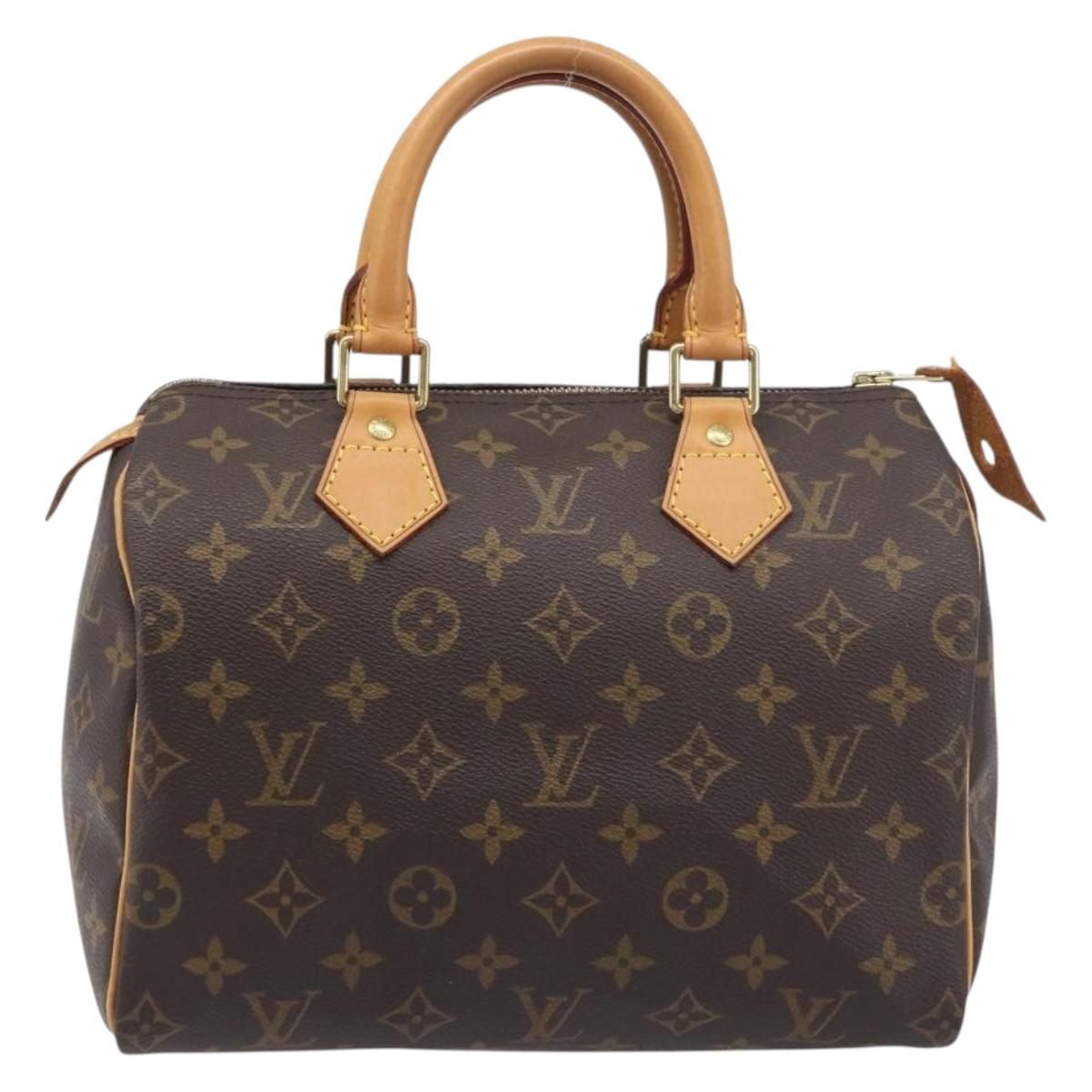 LOUIS VUITTON Monogram Speedy 25 Hand Bag M41528 LV Auth 198913A