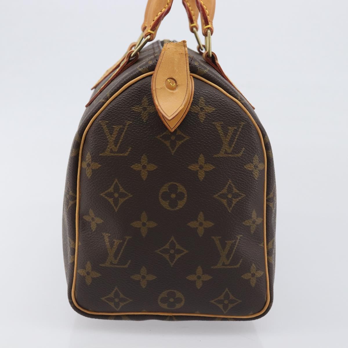 LOUIS VUITTON Monogram Speedy 25 Hand Bag M41528 LV Auth 198913A